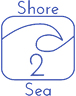 shore to sea logo blue